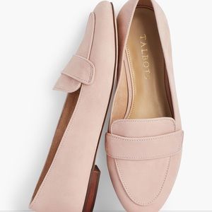 Talbots Ryan leather loafers, blush pink, 9.5N